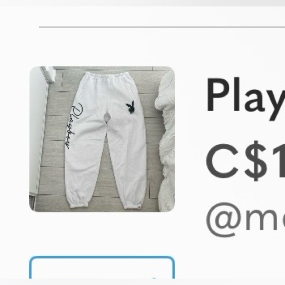 ISO:PLAYBOY sweatpants